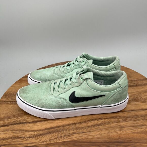 Nike SB Chron 2 Shoes Mens Size 8.5 Green Suede Skate Casual Comfort Sneakers main image 7